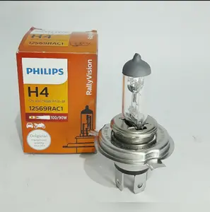 Bohlam halogen Philips H4 12volt 100/90 watt Asli (11655)