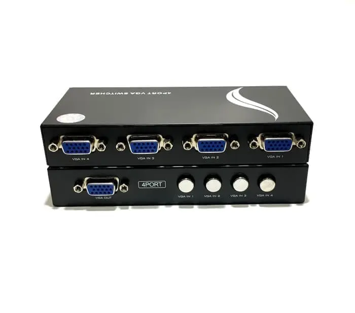 VGA Switch 4 Port manual switcher 4 input to 1 Output - GRC-VG-SW41M