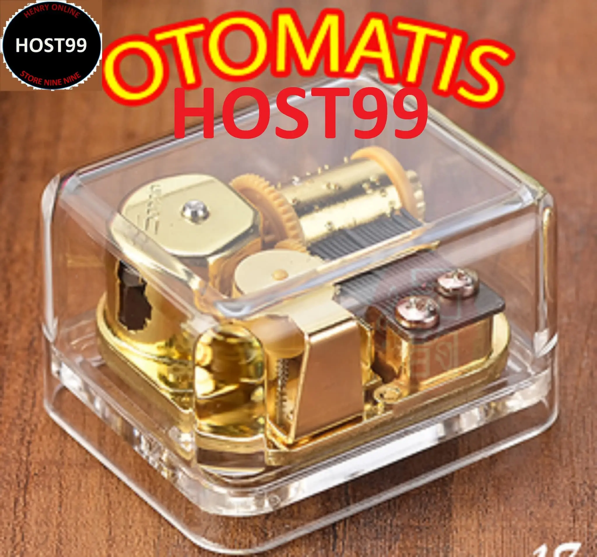 KOTAK MUSIK KLASIK OTOMATIS MUSIC BOX CLASSIC AUTOMATIC CASTLE IN SKY