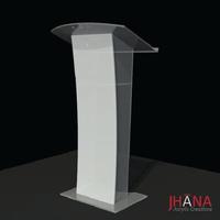 Gambar Podium acrylic/ meja pidato akrilik type PD15 #BISAGOJEK dari Jhana Acrylic Creations Kab. Tangerang 1 Tokopedia