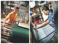 Gambar Sarung Tenun Goyor Hand Made - SAKURA dari Batik sakura Kota Surakarta 5 Tokopedia