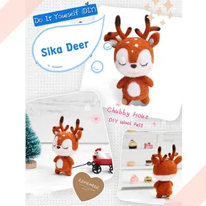 DIY Wool Felt - Sika Deer - Rusa Sika