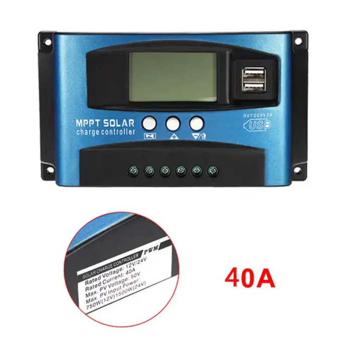 Solar Charger Controller Mppt 40a 12v 24v 4