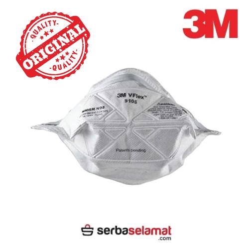 Masker debu/ Masker Polusi/Maker Udara/Masker Motor 3M VFlex9105