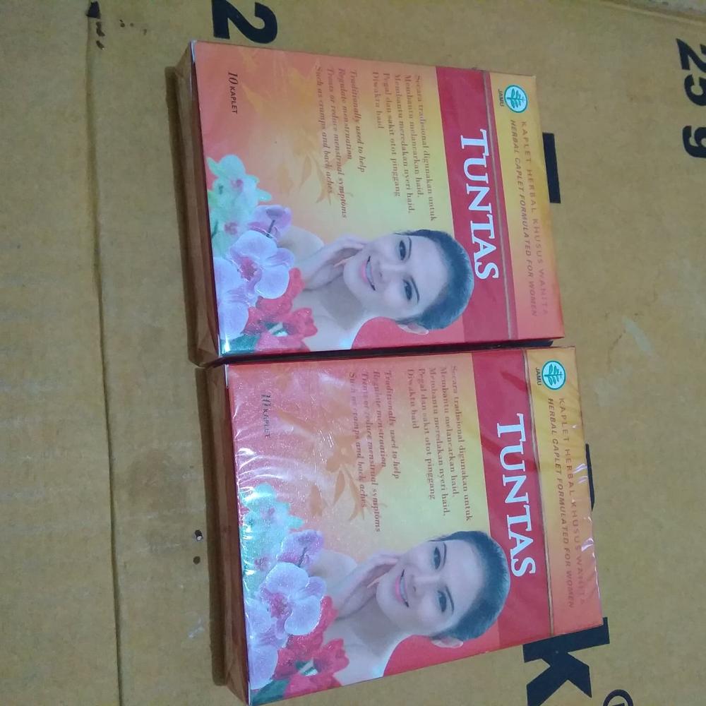 tuntas pil // 1 kotak // 10 kaplet // melancarkn haid