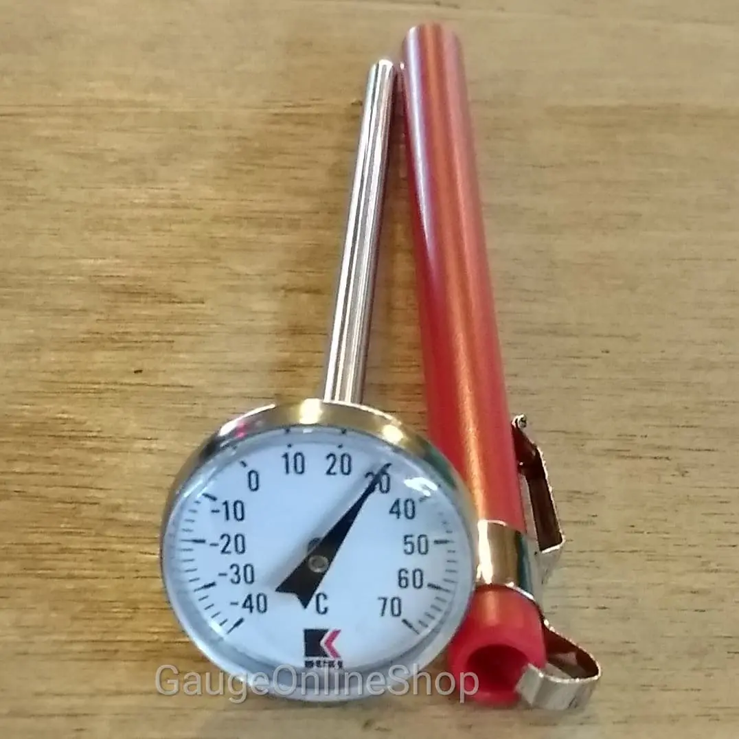 Thermometer Pocket Analog -40 + 70 deg. c