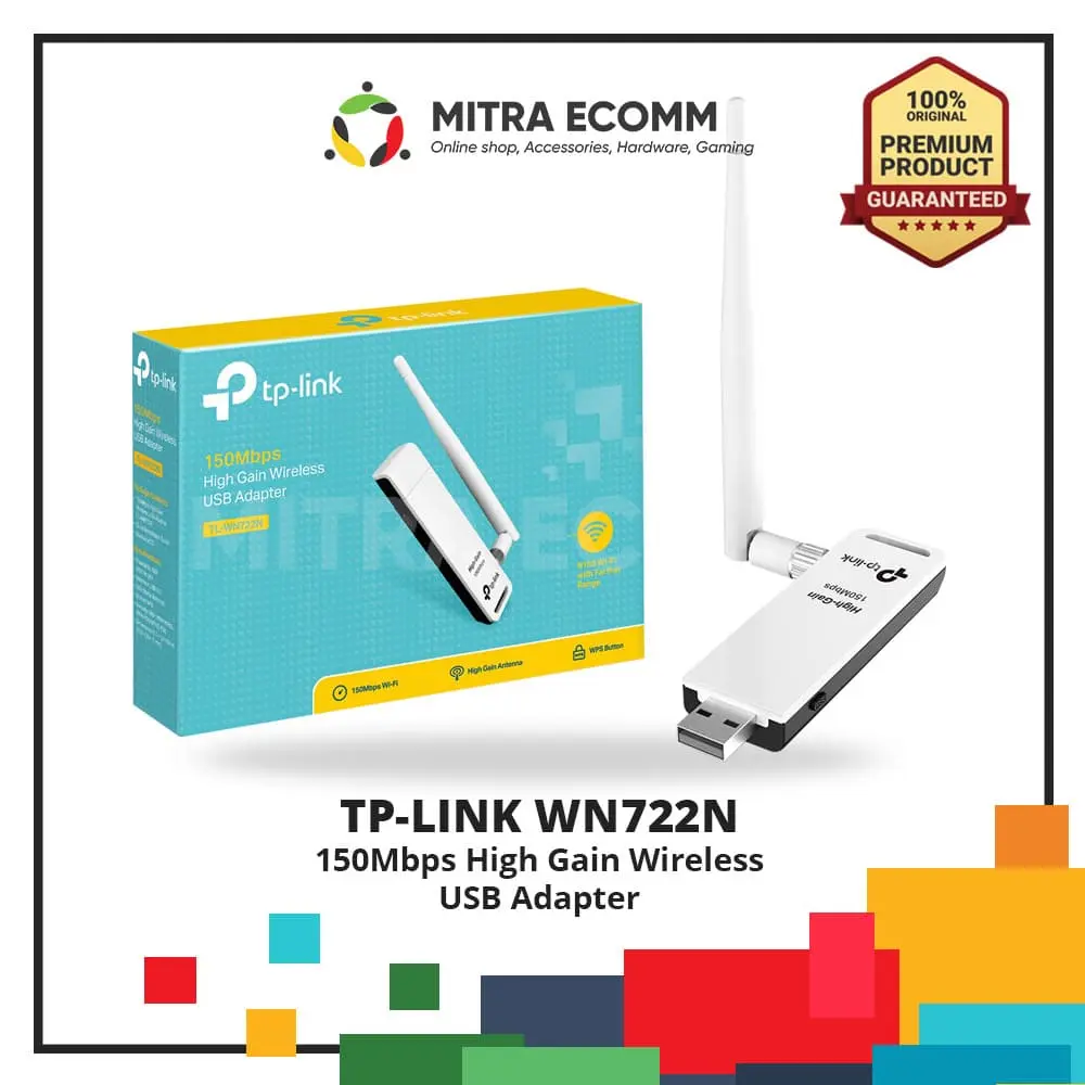 TP-LINK TL-WN725N Nano USB Wireless Adapter 150Mbps / TL-WN722N / TL-WN727N