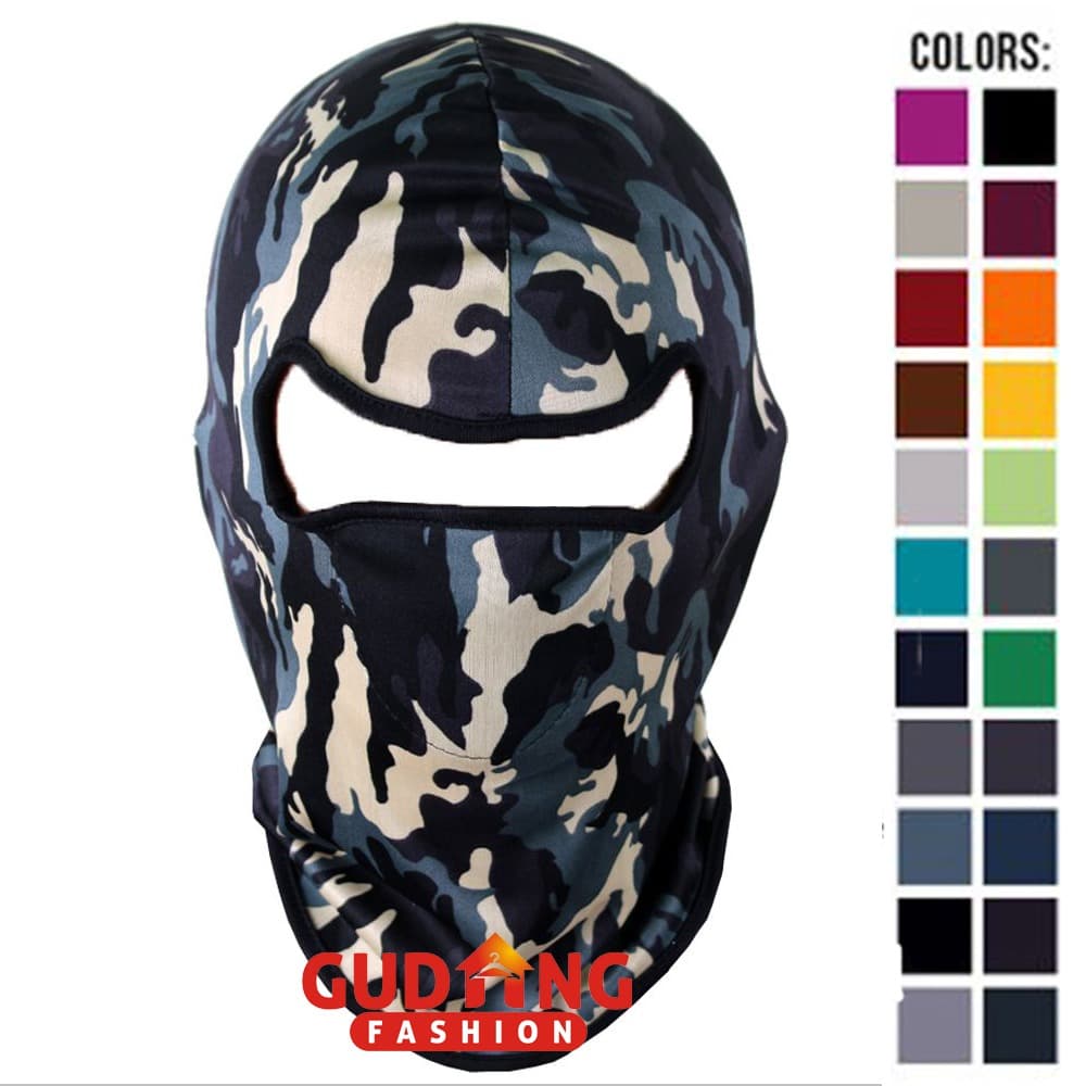 Product Introduction of Masker Ninja Army Spandek Multi Color Free Size 8