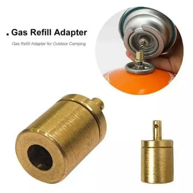 Adaptor / adapter refill tabung gas ulir canister