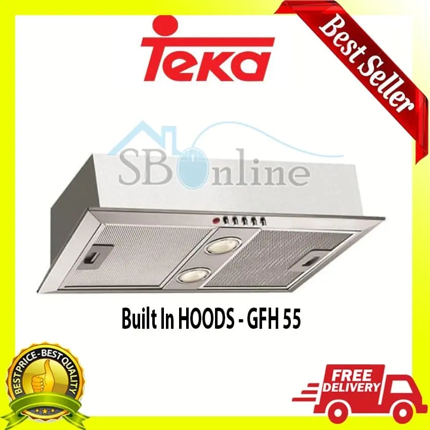 Cooker Hood TEKA GFH 55 Built-in Hood - Penghisap Asap Dapur