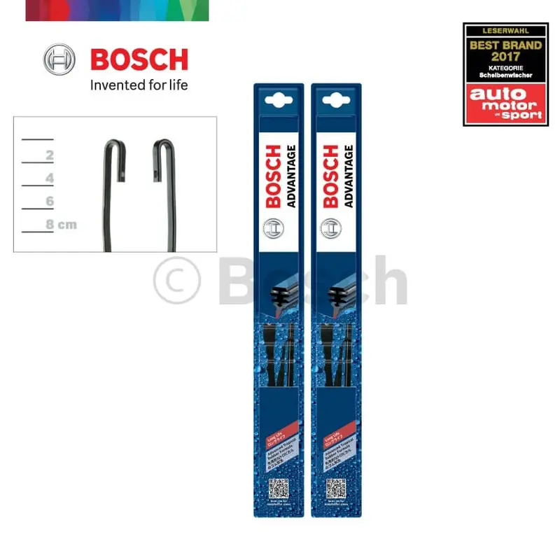 Wiper Mobil Daihatsu Ayla Sepasang Bosch Advantage 2