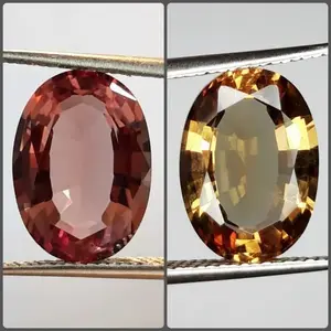 Batu Permata Zultanite Oval Mix Cut Change Color Fenomena Rubah Warna