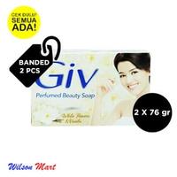 Gambar GIV WHITE FLOWERS AND VANILLA 76 GRAM SABUN BATANG BANDED 2 PCS dari Wilson Mart Kota Administrasi Jakarta Barat 1 Tokopedia