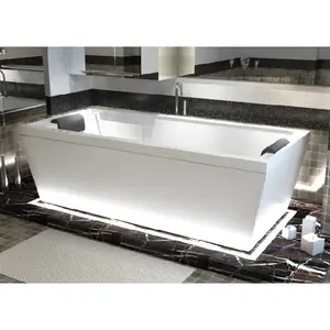 Bathtub Standing HUGO + Afur Pop-Up Marble 180x85x56 cm