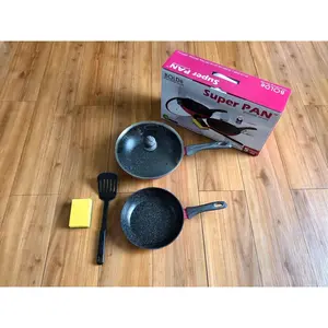 Super PAN Keramik set Black Pink Original BOLDe 5 pcs Premium Quality