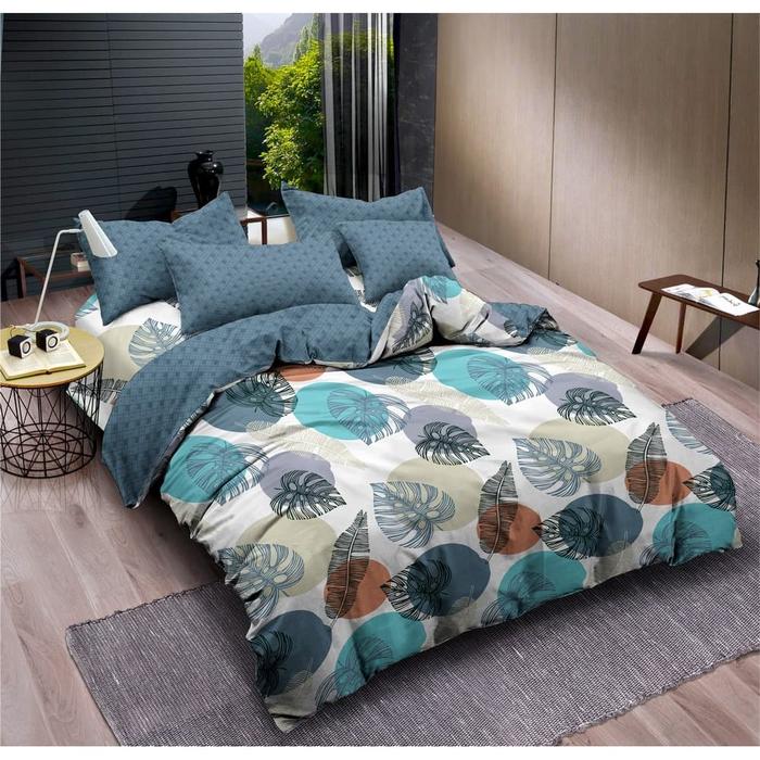 Gambar Vallery Quincy Bed Cover King ( 180 x 200 ) - AQUATIC dari Lady Rose Sprei Kab. Bandung Tokopedia