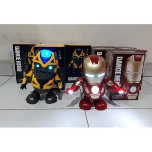 Dancing Hero Mainan Robot Anak Ironman Dance Hero Bumblebee Dance