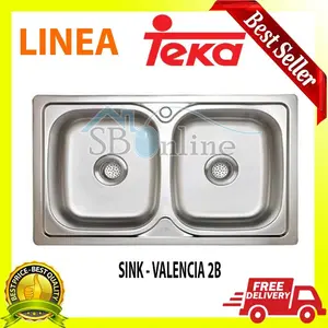 LINEA by TEKA Kitchen Sink Valencia 2B Stainless Steel