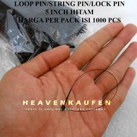 Gambar Tali Hangtag Loop Pin String Pin Lock Pin Hitam 5 inch isi 1000 pcs dari Heaven Kaufen Kota Malang 1 Tokopedia