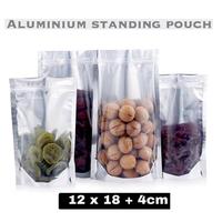 Gambar Standing pouch plastik aluminium, kemasan makanan kemasan kopi 12x20 dari nanabakehouse Kota Administrasi Jakarta Utara 1 Tokopedia