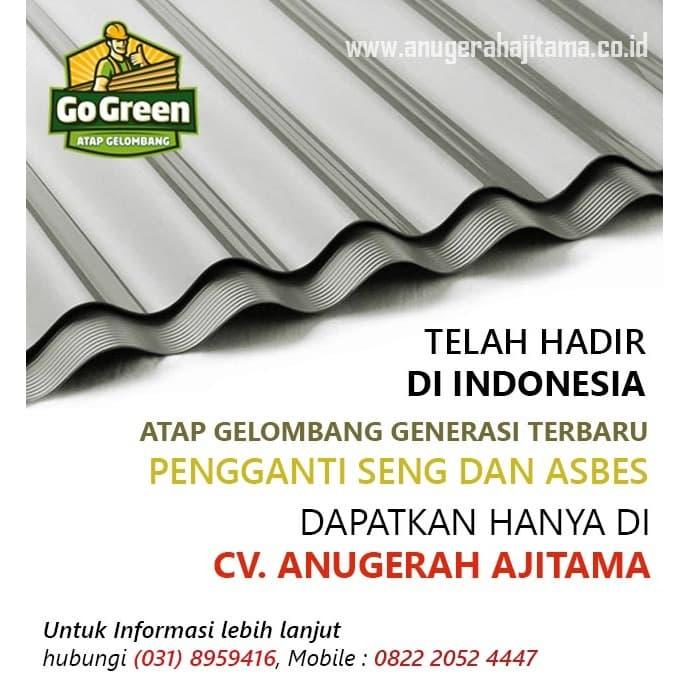 Gambar Atap UPVC GoGreen Harga Terbaru dari ANUGERAHAJITAMA Kab. Sidoarjo Tokopedia