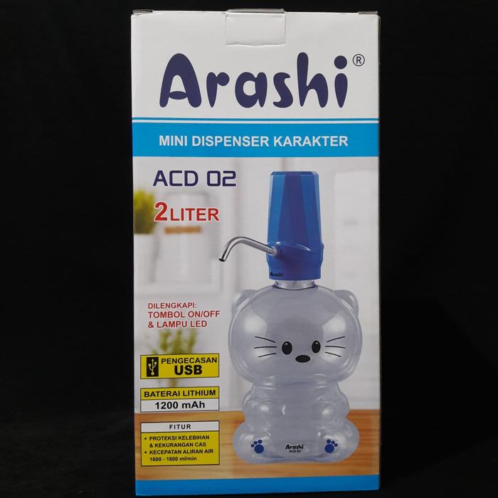 Gambar Dispenser Mini 2 Liter Arashi - Biru dari Esmefern Kota Medan Tokopedia