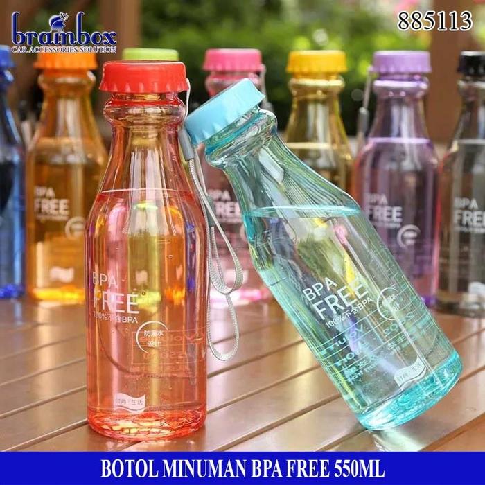 Gambar Botol Minuman BPA FREE 550ml - 1 Kuning dari Brainbox Car and Home Kota Batam Tokopedia