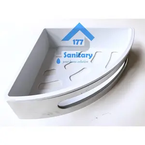 Tempat sabun SUDUT Stainless 304 TEBAL 5082- tempat sabun Single Pojok