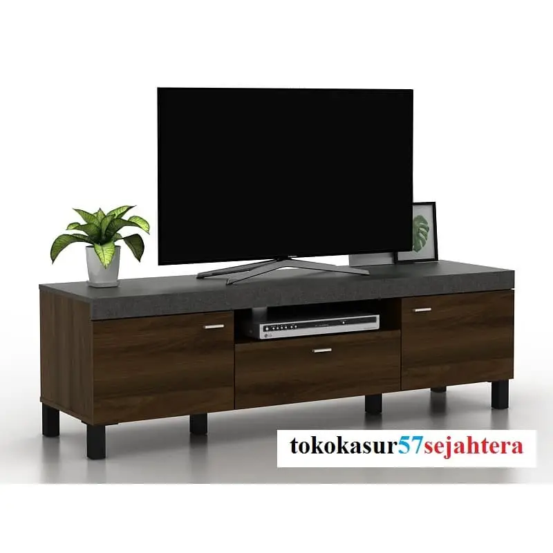 Meja TV - Benedict TV150 - Brown Walnut - Prodesign Bavarian 0