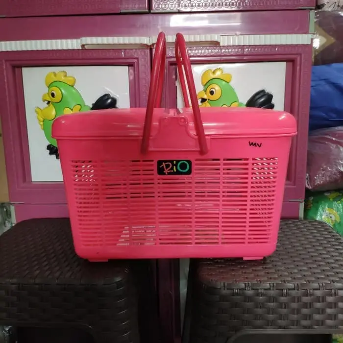 Kandang Kucing Keranjang RIO Pet Carrier Cargo Small Kecil Maspion