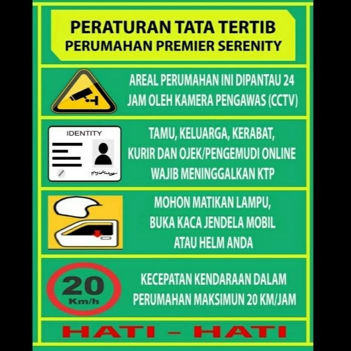 Jual Custom. Rambu Informasi Himbauan atau Plang Papan Nama ukuran ...