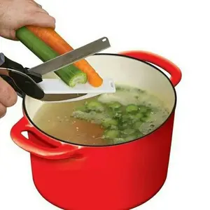 Clever Cutter - Gunting Pisau Telenan 2in1 - Gunting Dapur Pemotong