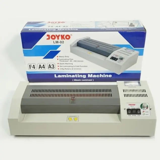 JOYKO LM-02 HAVY DUTY SIZE A4 F4 & A3 MESIN LAMINATING LAMINATOR LM02