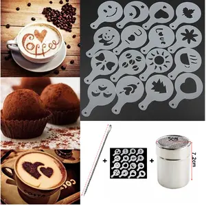 ALAT CETAK GAMBAR ALAT LUKIS CETAKAN BUBUK KOPI / TEA LATTE / KUE