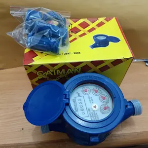 Meteran Air Flow Meter Water Meter 1/2'' inch PVC Caiman high quality