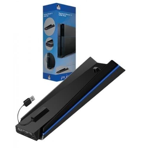 Gambar PS4 1006/1106/1206 4Gamers Vertical Stand with 4 USB Hub dari Multi Game Indonesia Kota Administrasi Jakarta Utara Tokopedia