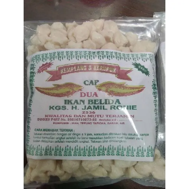 1 KG Tekwan Ikan Kering palembang + bumbu kuah