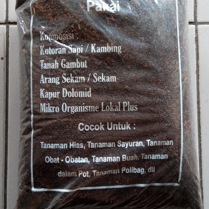 Gambar GRAB/GOJEK Media tanam Siap Pakai 5kg pupuk organik hidroponik pot dari Sumber Rejeki Karang Lewas Kab. Banyumas Tokopedia