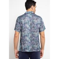 Gambar SKELLY Kemeja Hawaii Pantai Hawaiian Motif Fullprint Tropical Navy - S dari Skelly Official Kota Administrasi Jakarta Selatan 3 Tokopedia