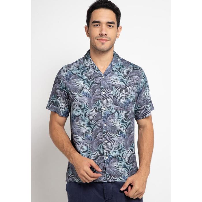 Gambar SKELLY Kemeja Hawaii Pantai Hawaiian Motif Fullprint Tropical Navy - S dari Skelly Official Kota Administrasi Jakarta Selatan Tokopedia
