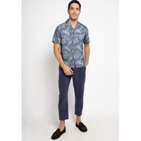 Gambar SKELLY Kemeja Hawaii Pantai Hawaiian Motif Fullprint Tropical Navy - S dari Skelly Official Kota Administrasi Jakarta Selatan 4 Tokopedia