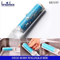Gambar Mini Roller Roll Pembersih Debu Bulu Jok Mobil Pakaian Kain Karpet - Biru dari Brainbox Car and Home Kota Batam 4 Tokopedia