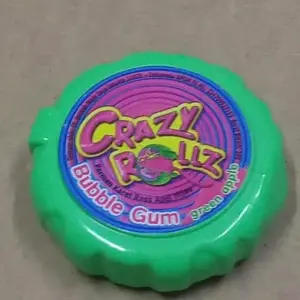 CRAZY ROLL ASST BUBBLE GUM green apple 50GR permen karet