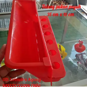 Tempat pakan puyuh plastik