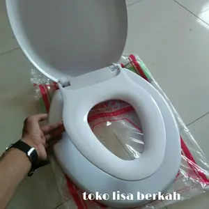 Tutup closet techplas white 2in1 dewasa dan anak