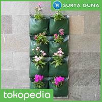 Gambar Wall Garden Planter Bag 8 Pocket Planter Bag Diding 8 Kantong EasyGrow dari Suryaguna Store Kab. Tulungagung 1 Tokopedia