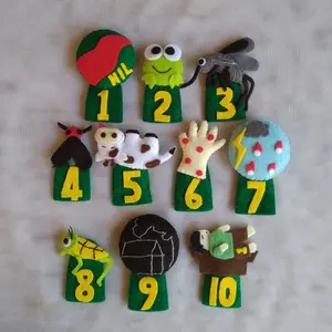 boneka jari 10 tulah/peraga sekolah minggu