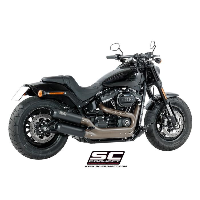 Gambar Knalpot Harley Davidson FAT BOB 114 SC Project GP Evo Mufflers Ori Ita dari Candi Motor Kab. Banyumas Tokopedia