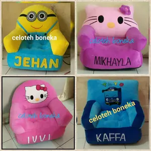 sofa anak / sofa hanlde/ sofa karakter / sofa kids / include nama