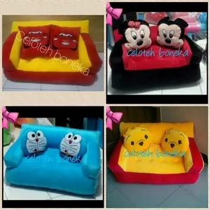sofa double / sofa anak double / sofa karakter / include bantal/ l
